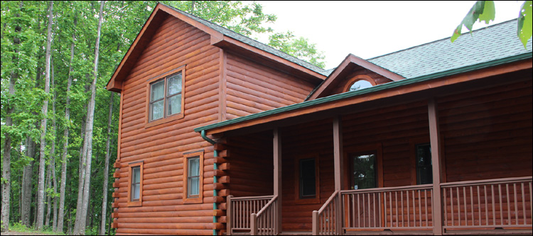 Log Home Staining in Monroeville, Ohio