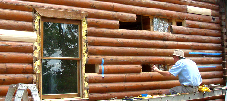 Log Home Repair Huron County, Ohio