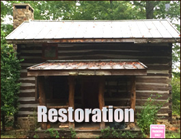 Historic Log Cabin Restoration  Huron County, Ohio